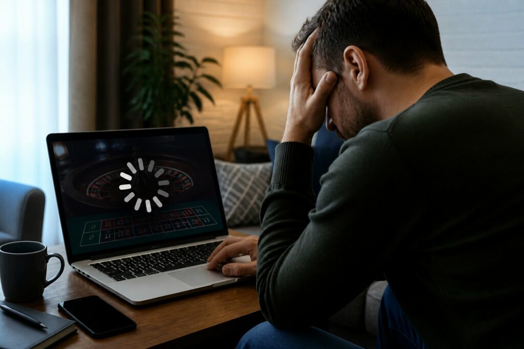 Casino Games Not Loading or Frozen Screen? How To Fix Errors